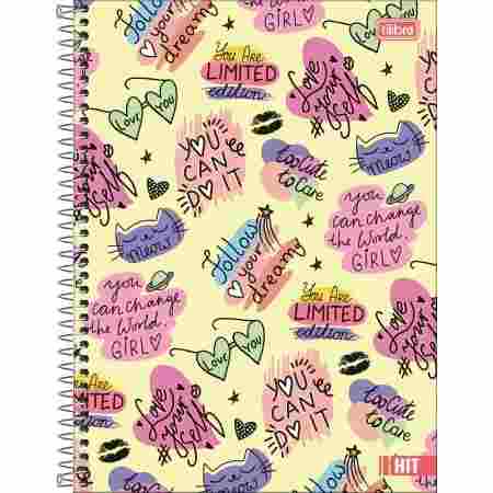 CADERNO C.D. 1X1 HIT FEMININO